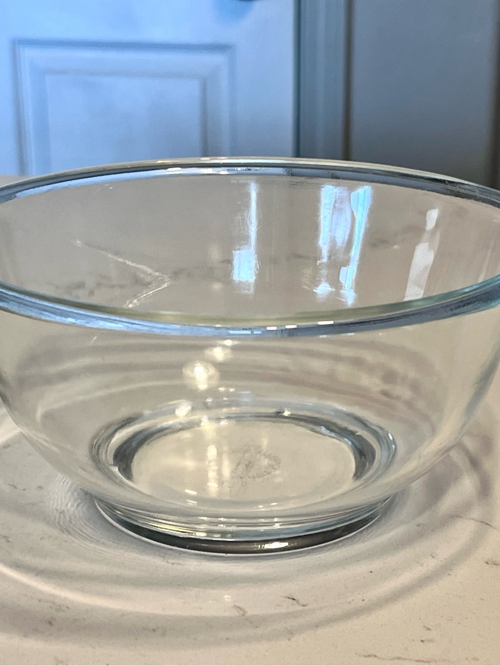 Vintage Pyrex #322 clear glass 1 Quart Mixing Bowl USA